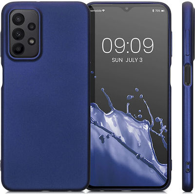 KWmobile TPU Back Cover Σιλικόνης Metallic Blue (Galaxy A23)