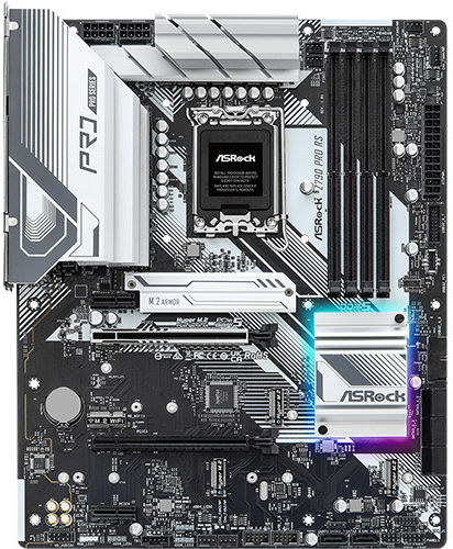 ASRock Z790 Pro RS Motherboard ATX με Intel 1700 Socket 90-MXBK40-A0UAYZ