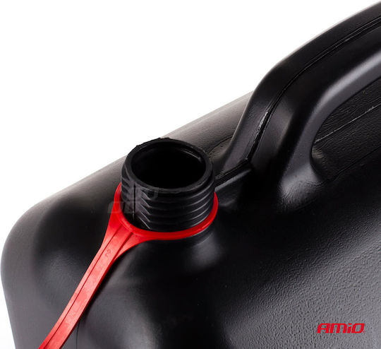 AMiO Dual Compartment Fuel Can Plastic with Extension Tube 20l Black