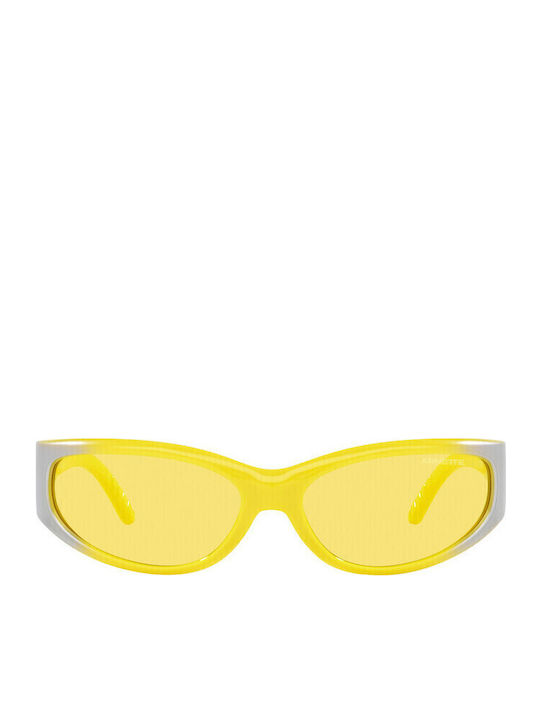 Arnette Men's Sunglasses with Yellow Horn-Rimmed Frame and Grey Lens AN4302 281685