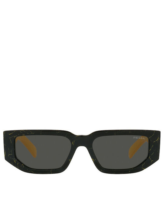 Prada Sunglasses with Black Acetate Frame and Black Lenses PR09ZS 19D5S0
