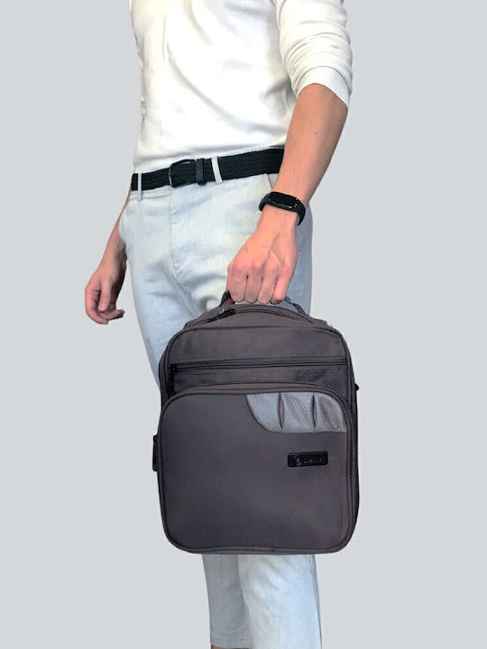 Herrentasche Schulter / Crossbody Gray