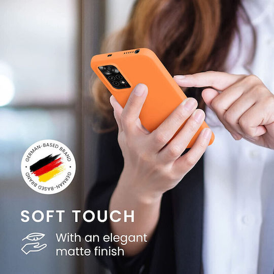 KWmobile Back Cover Silicone Fruity Orange (Redmi Note 11 / 11S 4G)