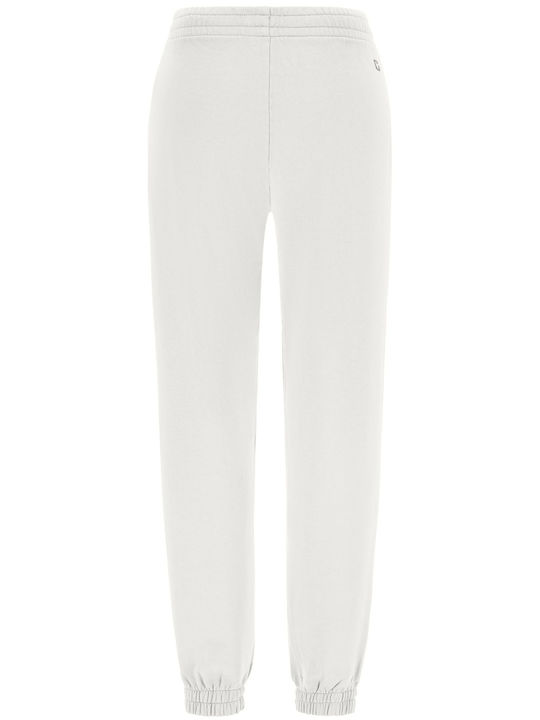 Freddy Women's Jogger Sweatpants White Fleece