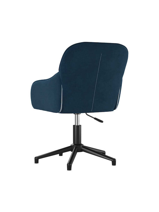 Rotating Chair Visitor with Arms Blue 56x61x72cm 1pcs