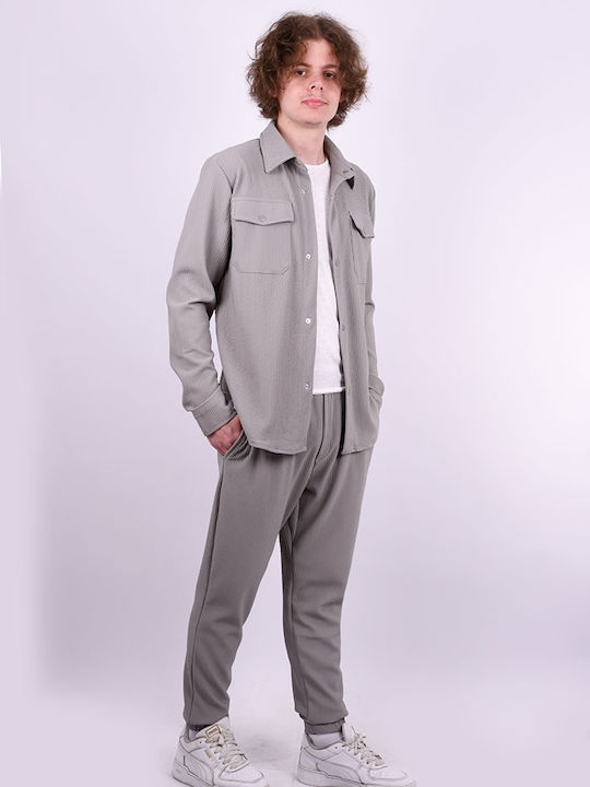 Trouser and shirt set Grey