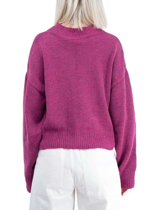 Moutaki Women's Long Sleeve Sweater Pink