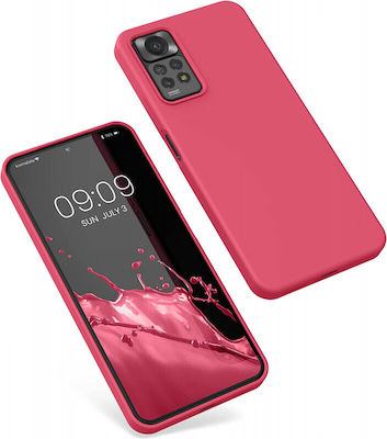 KWmobile Rubberized Coperta din spate Silicon Awesome Pink (Redmi Note 11 Pro) 57373.238