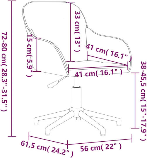 Stühle Speisesaal Ecru 2Stück 56x61x72cm