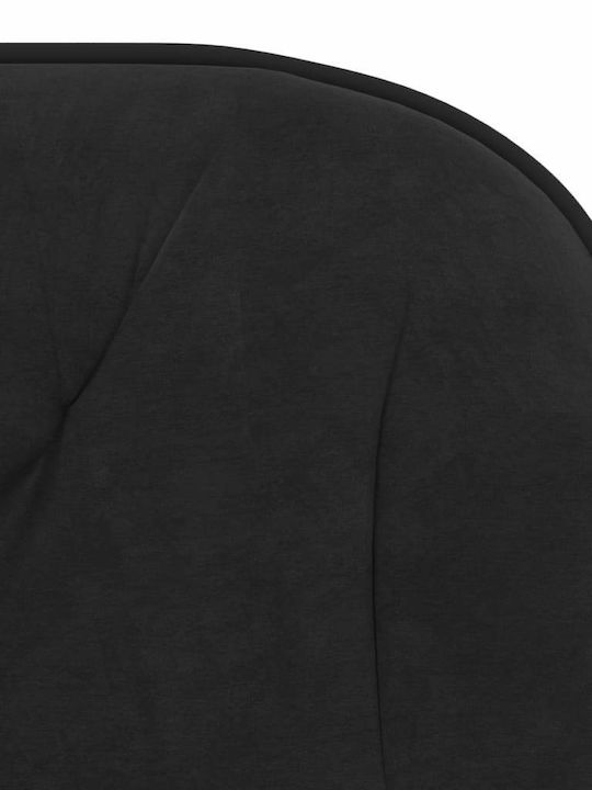 Swivel Visitor Chair with Arms & Wheels Μαύρο 56x61x78cm 2pcs