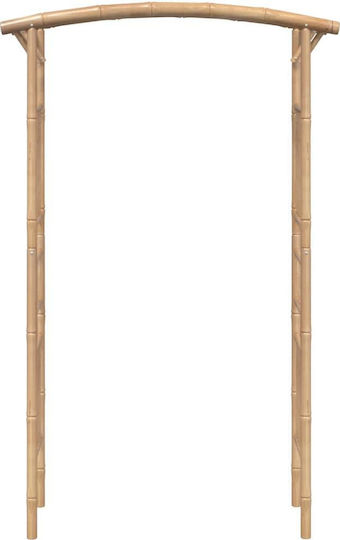 Garden Arch from Bamboo in Brown Colour 118x40x187cm