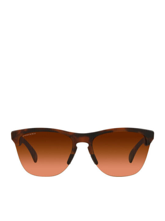 Oakley Frogskins Lite Γυαλιά Ηλίου Καφέ με Κοκκάλινο Σκελετό Oakley Frogskins Lite Γυαλιά Ηλίου Καφέ με Κοκκάλινο Σκελετό