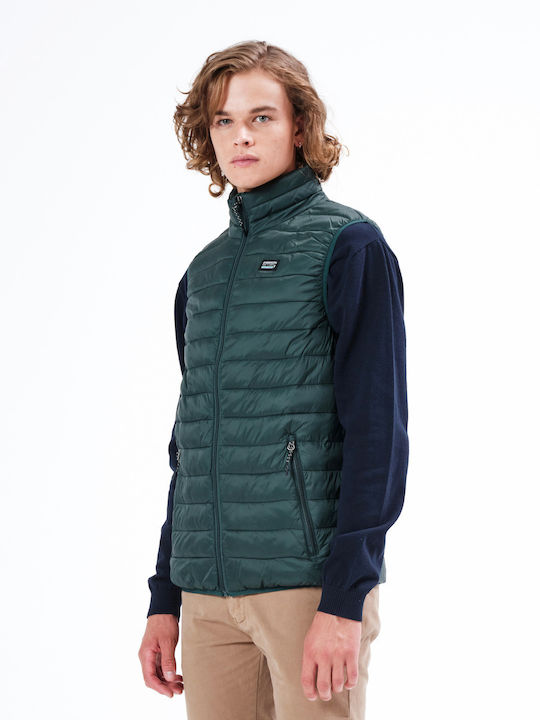 Ärmellos Winter Jacke Puffer Grün