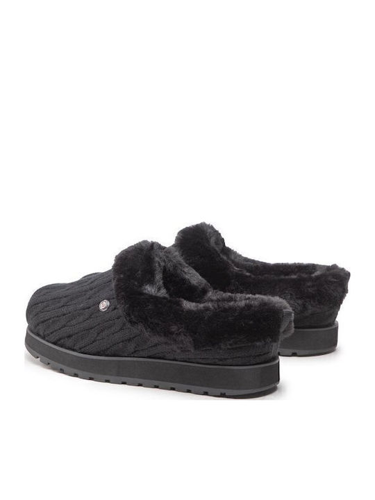 Keepsakes Ice Angel Closed Women's Slippers Black