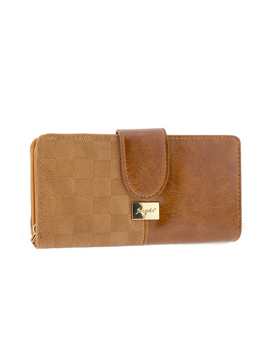 Fragola Large Women's Wallet Brown