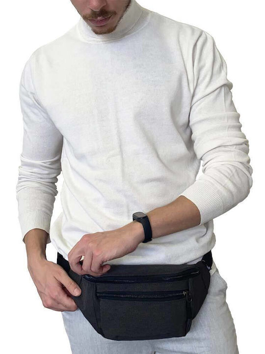 Herren Bum Bag Taille Schwarz