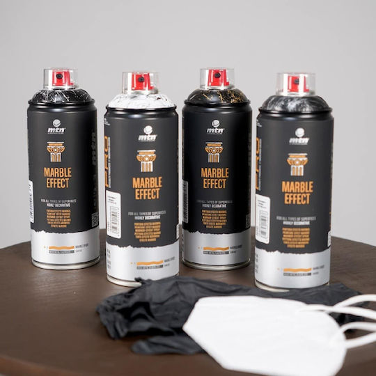 Montana Colors Spray Farbe Marble Effect Weiß 400ml