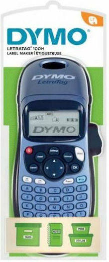 Dymo LetraTag LT-100 H Ηλεκτρονικός Ετικετογράφος Χειρός σε Μαύρο Χρώμα