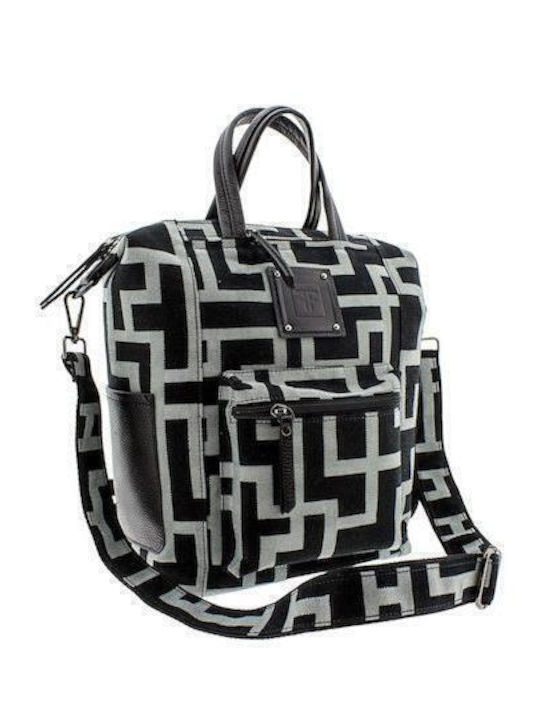 Leather Women's Bag Backpack Black