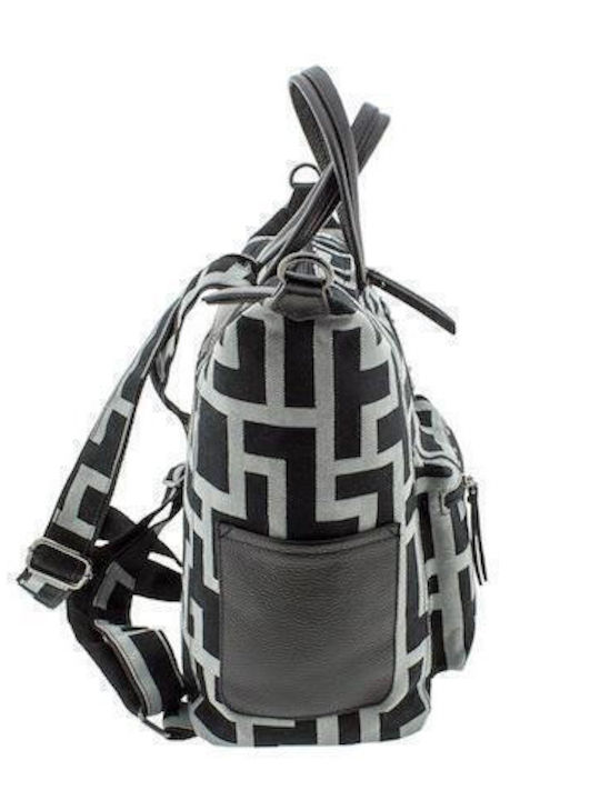 Leather Women's Bag Backpack Black