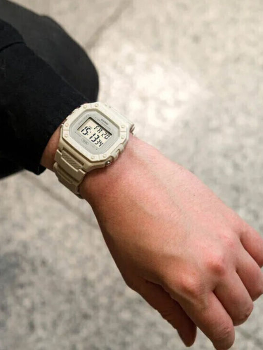 Casio Ρολόι Μπαταρίας με Καουτσούκ Λουράκι