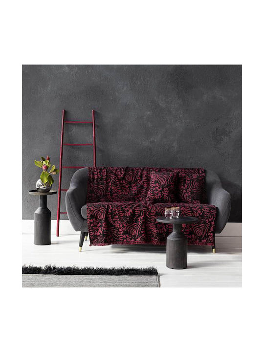 Nima Μαξιλάρι Καναπέ Dusk Ruby Red 45x45εκ.
