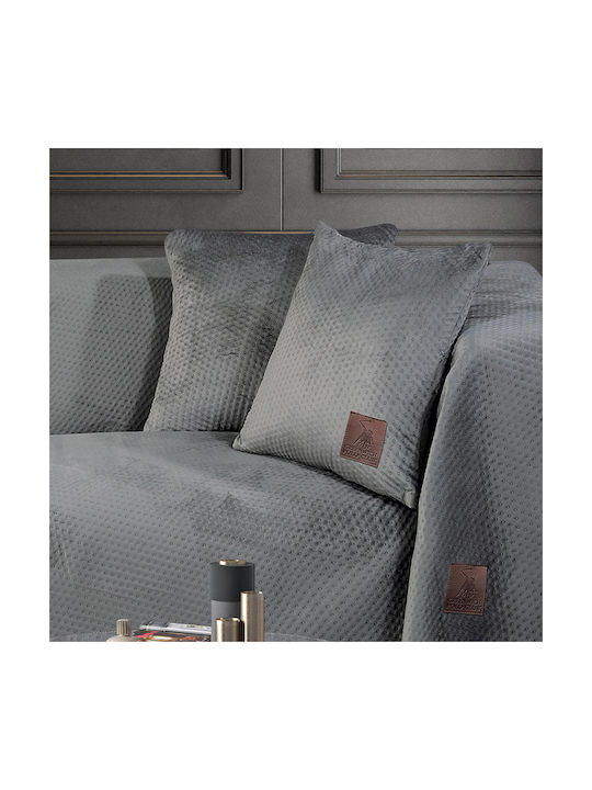 Greenwich Polo Club Sofa Cushion 2795 from Velvet Gray 42x42cm.