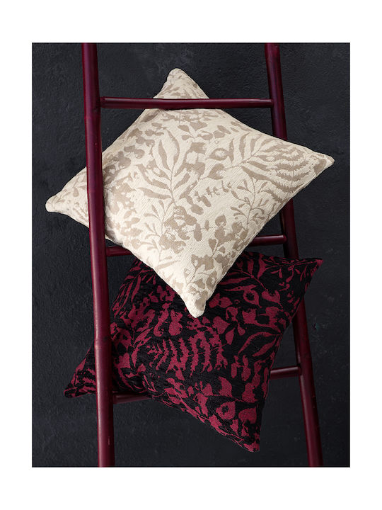 Nima Μαξιλάρι Καναπέ Dusk Ruby Red 45x45εκ.
