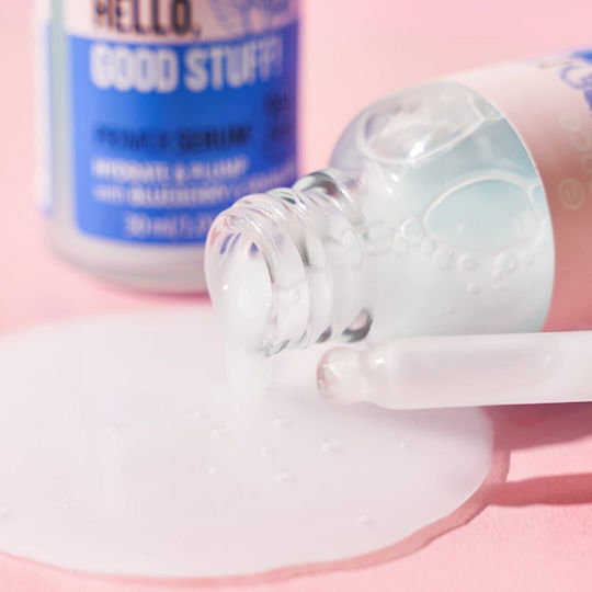 Essence Hello, Good Stuff! Feuchtigkeitsspendend Serum Gesicht mit Hyaluronsäure für Strahlkraft & Straffung 30ml