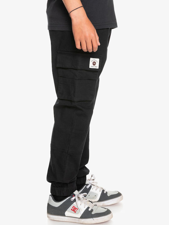 Kids' Cargo Fabric Pants Black Back To Cargo K Trousers