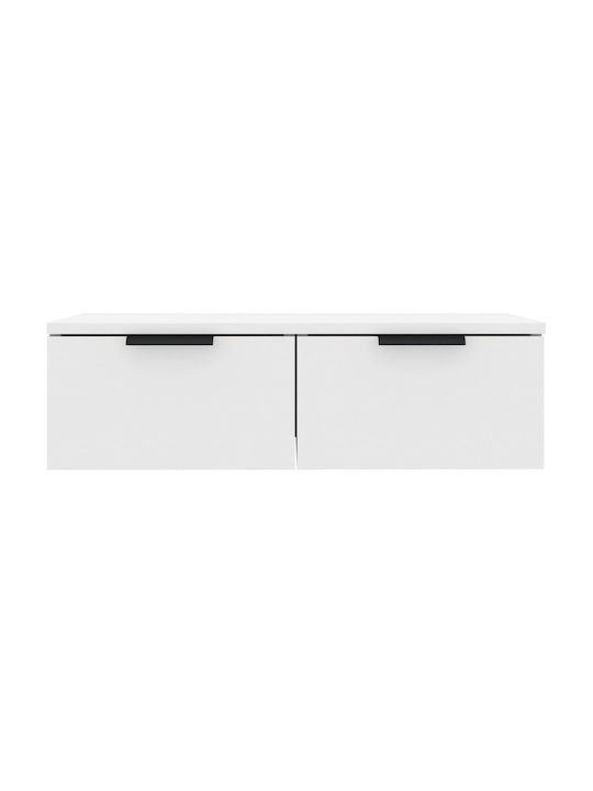 White TV Stand L68xD30xH20cm