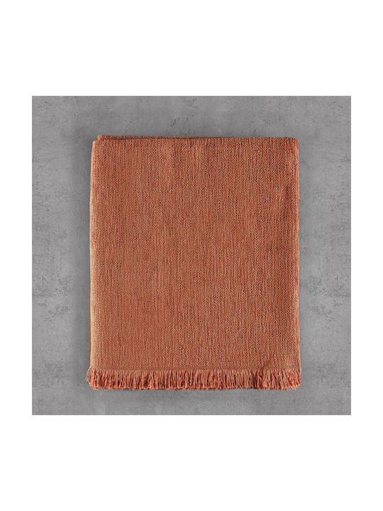 Rythmos Decorative Pillow Case Essie Terracotta 40x40cm.