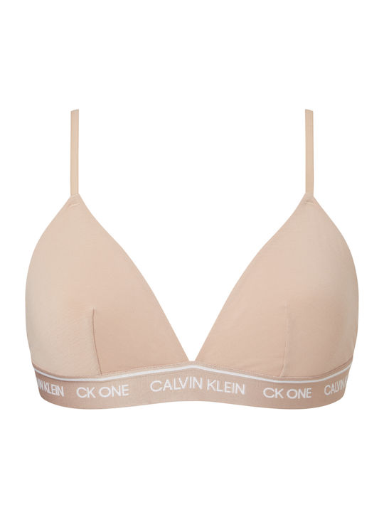 Calvin Klein Bralette Σουτιέν Μπεζ