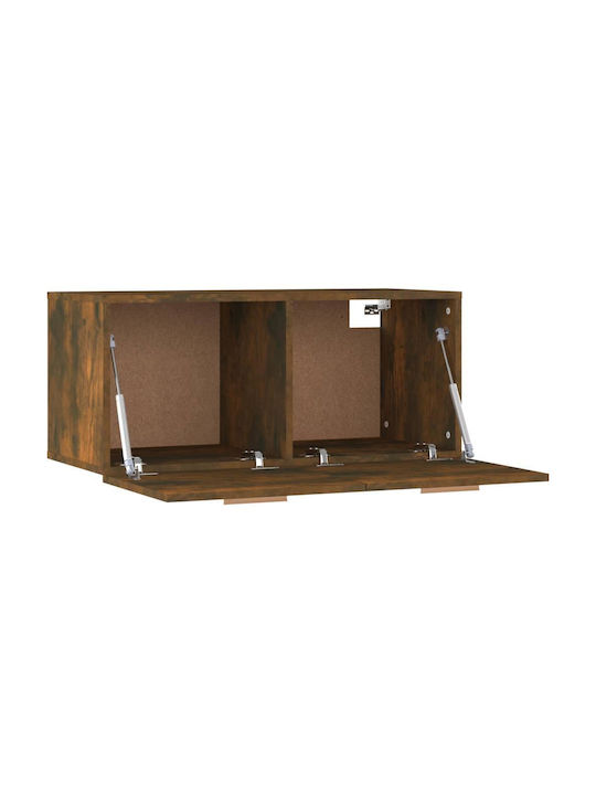 Ντουλάπι Τοίχου Καπνιστή Δρυς 80x35x36.5εκ.