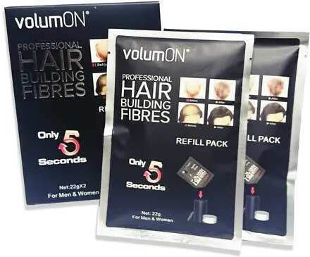 VolumON Nachfüllung Farb für Haarfarbzusätze und Füllstoffe mit Keratin Hair Building 44gr