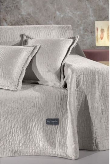 Guy Laroche Ριχτάρι Διθέσιου Καναπέ Avon 170x250εκ. Elephant με Μαξιλαροθήκη