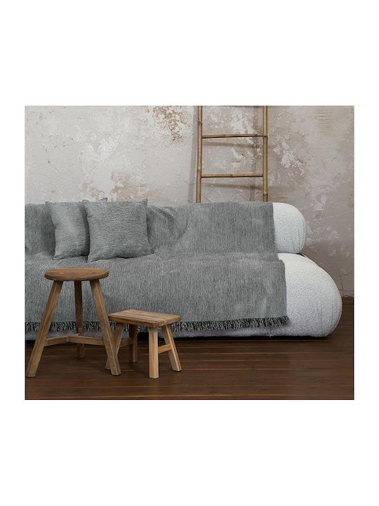 Nima Armchair Throw Matis 180x180cm Gray