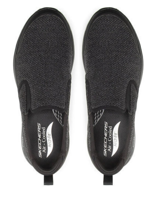 GO Walk Max Men's Slip-Ons Black