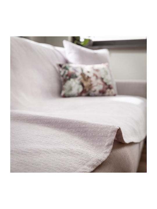 Gofis Home 421 Ριχτάρι Πολυθρόνας Chenille 180x180εκ. 20 Lilac 2007421120223