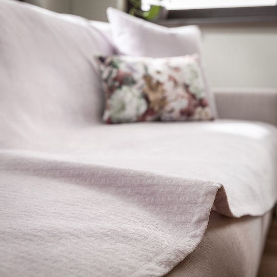 Gofis Home 421 Ριχτάρι Πολυθρόνας Chenille 180x180εκ. 20 Lilac 2007421120223