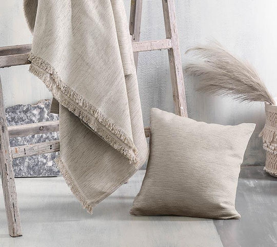 Rythmos Essie Four-Seater Sofa Throw 2 Sides Chenille 180x330cm Beige