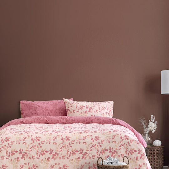 Kocoon Комплект Плик за Завивка Кинг Сайз с 2 Калъфки 225x245 Fall Розов