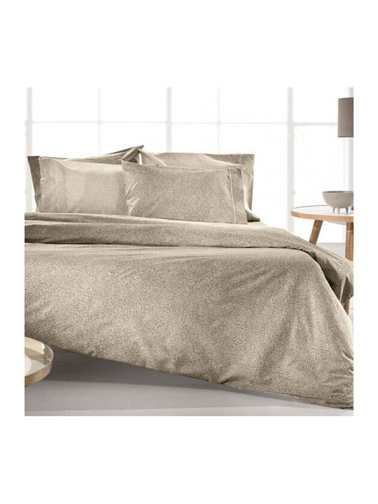 Guy Laroche Bettbezug-Set Baumwolle Einzelbett mit Kissenbezug 165x225 Musk Wenge