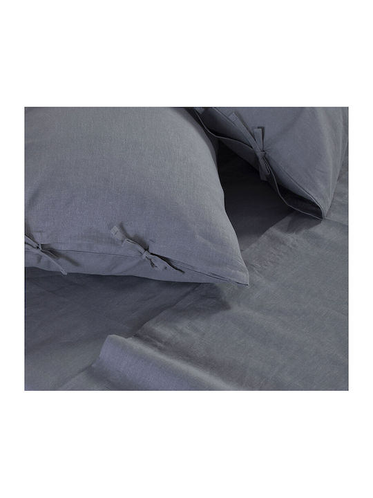 Nef-Nef Homeware Duvet Cover Cotton Queen 220x240 Grey Grey