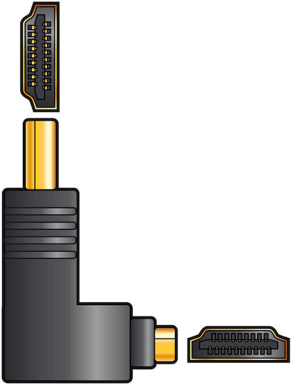 AvLink HDMI Männlich Zu HDMI Weiblich Konverter 1Stück 122.399UK