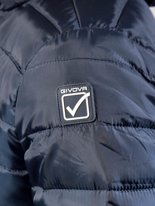 Olanda Winter Jacket Puffer Windproof Navy Blue