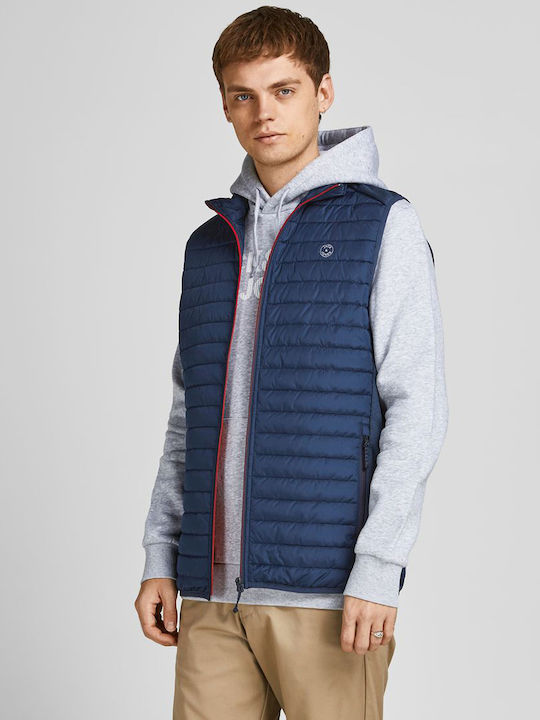 Αμάνικο Μπουφάν Puffer Navy Μπλε