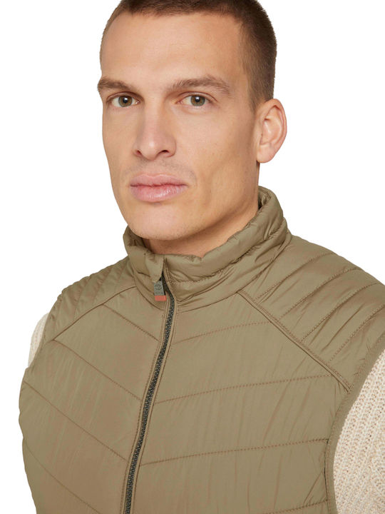 БезРъкав Puffer Бежово Мъжко Якета
