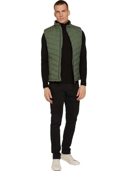 Αμάνικο Μπουφάν Puffer Olive