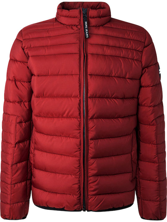 Jack Winter Jacke Puffer Wasserdicht Burgundisch